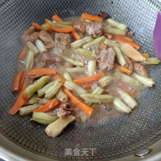 “炖菜”大肠猪肉炖芸豆步骤12