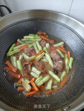 “炖菜”大肠猪肉炖芸豆步骤11
