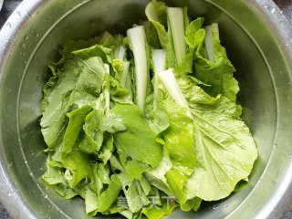 虾皮炒小白菜步骤1