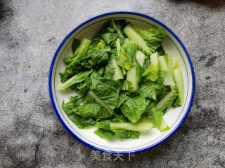 虾皮炒小白菜步骤4