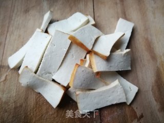 青菜炒豆干步骤3