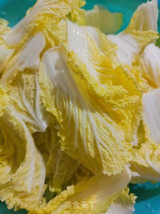 白菜炖粉丝步骤3 白菜炖粉丝步骤3
