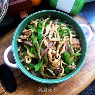 剁椒洋葱炒肉步骤12