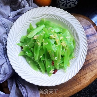 蒜蓉炒翡翠片步骤10