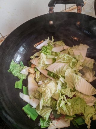 白菜烧粉条步骤2
