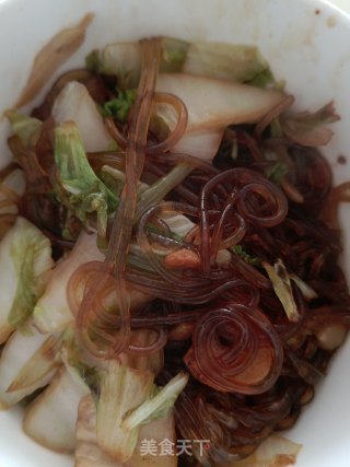 白菜烧粉条步骤5