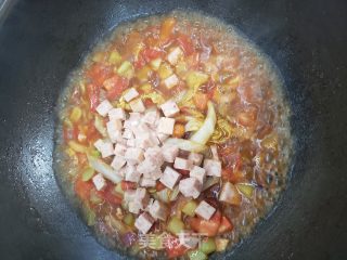 鲜香开胃的番茄虾仁烩米饭步骤7