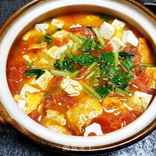 番茄鸡蛋炖豆腐 步骤10