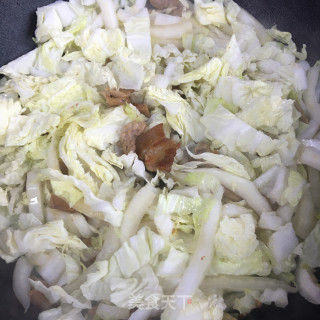 猪肉白菜烧粉条步骤9