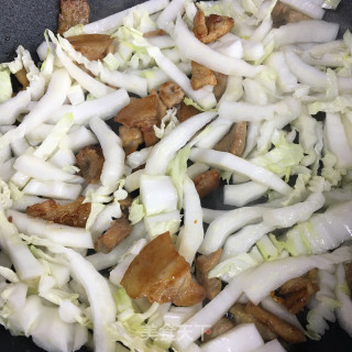 猪肉白菜烧粉条步骤8
