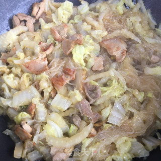 猪肉白菜烧粉条步骤12