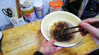 白萝卜炒粉条步骤4