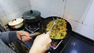 白萝卜炒粉条步骤11