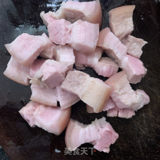 干豆角炖五花肉步骤2