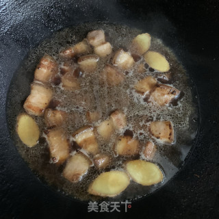 干豆角炖五花肉步骤8