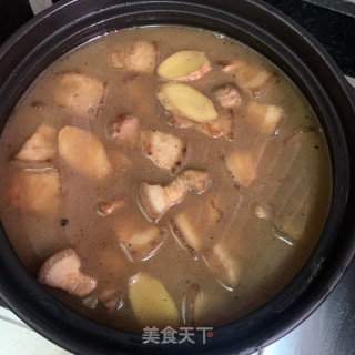 干豆角炖五花肉步骤9