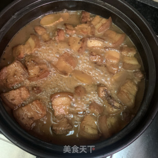 干豆角炖五花肉步骤10