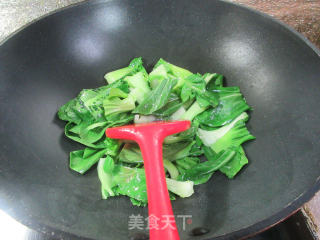 虾干青菜煮老豆腐步骤4