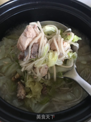 白菜粉条炖龙骨步骤9 白菜粉条炖龙骨步骤9