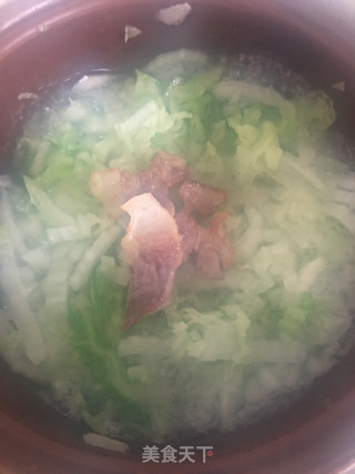 肉丸肉片炖白菜步骤6