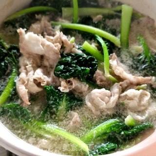 塔菜肉片麻汁火锅步骤13