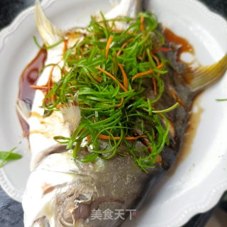 葱油金鲳鱼步骤11