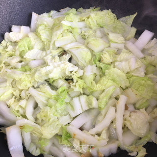 鸡蛋豆腐炖白菜步骤11