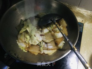 土豆恶炒白菜步骤6