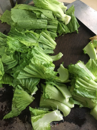 肉丸焖水东芥菜步骤4