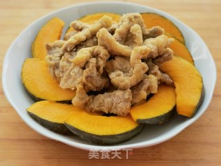 南瓜蒸酥肉步骤4