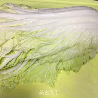 香菇肉末炒白菜步骤1 香菇肉末炒白菜步骤1