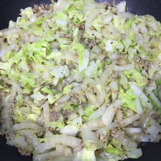 香菇肉末炒白菜步骤7 香菇肉末炒白菜步骤7