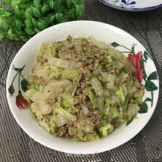 香菇肉末炒白菜步骤10 香菇肉末炒白菜步骤10