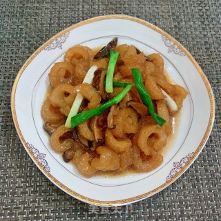 香菇焖炸猪皮步骤13