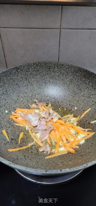 肉片炒三丝步骤4