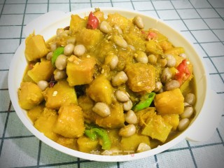 花生炖南瓜步骤11
