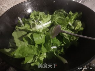素炒小白菜苗步骤3