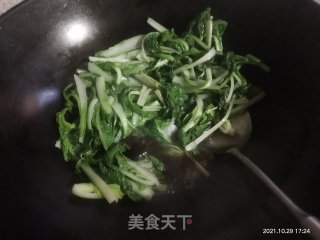 素炒小白菜苗步骤4