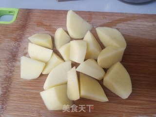 排骨土豆炖宽粉步骤3