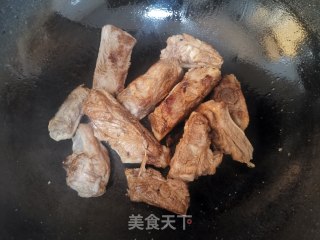 排骨土豆炖宽粉步骤4