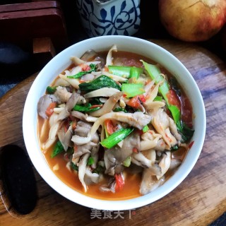 家常番茄炒蘑菇步骤10