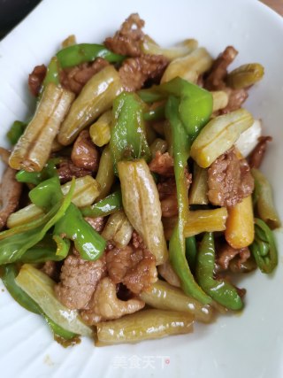 酸豆角辣椒炒肉步骤10