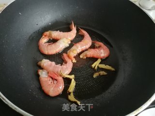 红虾青菜烧豆腐步骤3