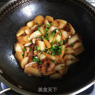 油渣烧萝卜步骤5