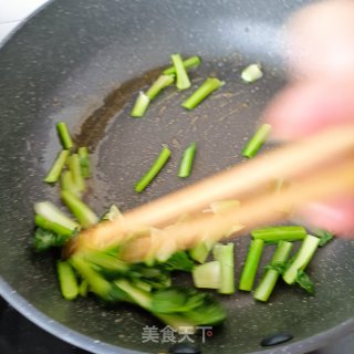 塔菜炒虾酱步骤5