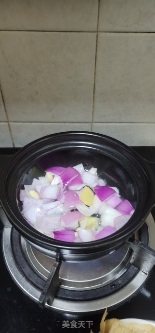 粉肠腐竹煲步骤3