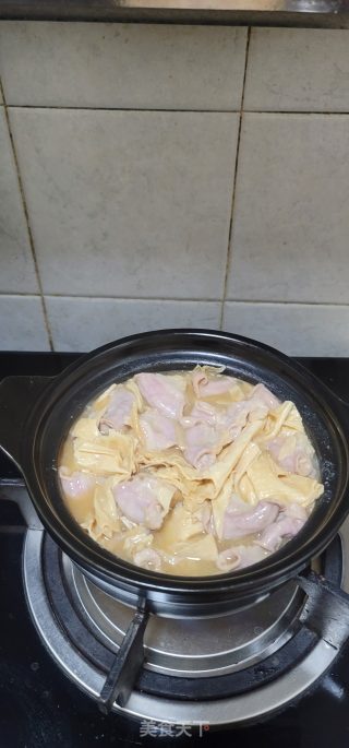 粉肠腐竹煲步骤9