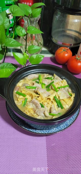 粉肠腐竹煲步骤12