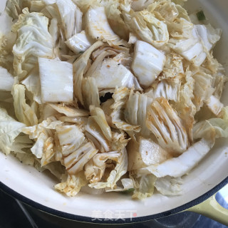 裙带菜白菜炖豆腐步骤6