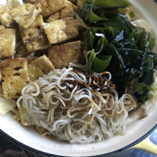 裙带菜白菜炖豆腐步骤7